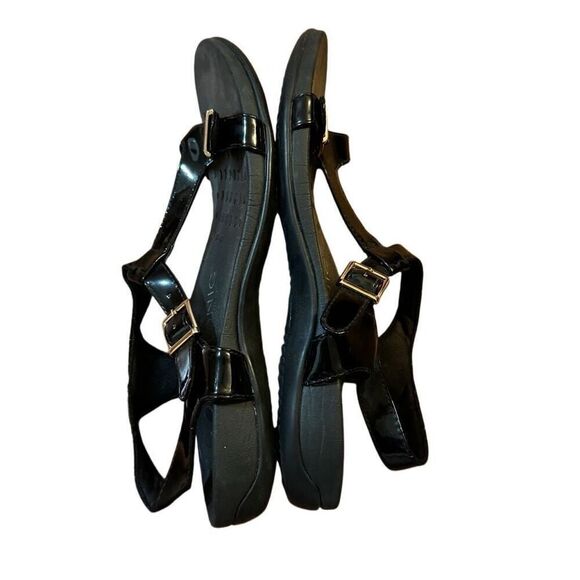 Vionic Adriane Sandal Black Patent Adjustable Straps Size 8 Women’s - Picture 4 of 6